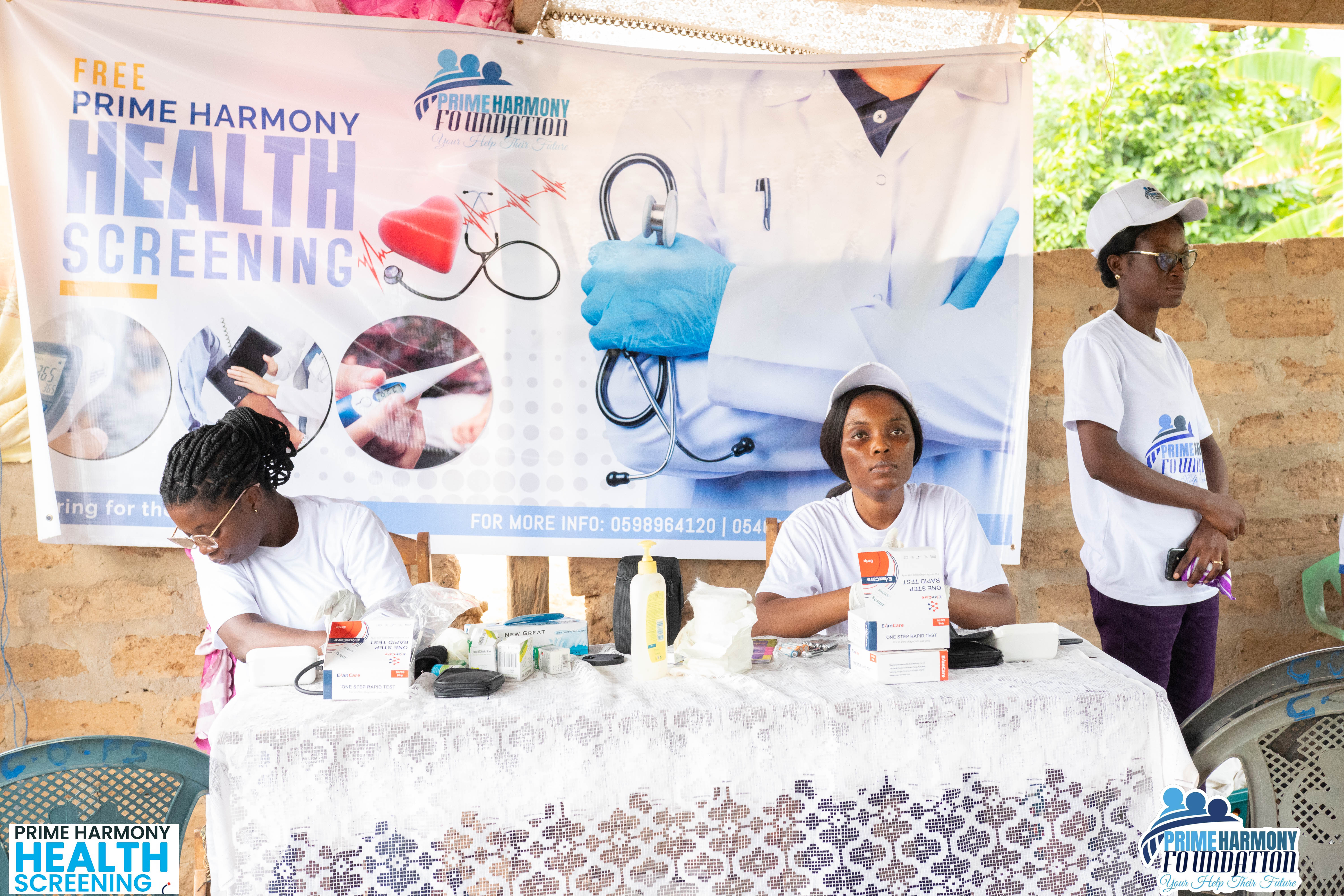 Health Screening and Cloth Donation